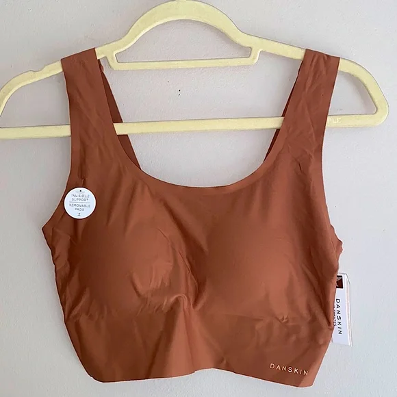 NWOT! Danskin terracotta longline sports bra top - Picture 2 of 7